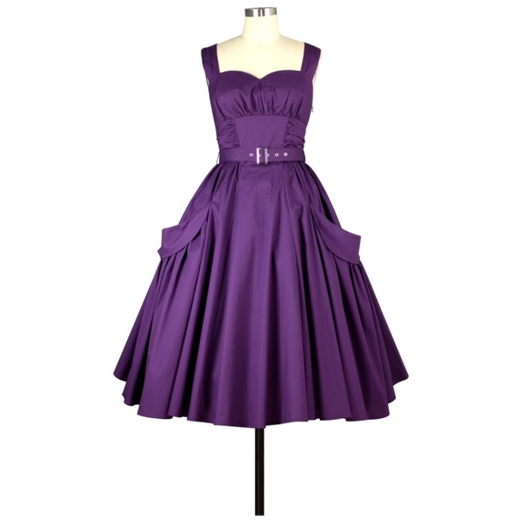 Plus Size Pocket Pin Up Clothing Dress - Picture 2 of 5